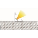 Deko-Light Corner profile AV-05-12 for 12 mm LED Stripes, silver matt, anodised, 200cm