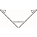 Corner profile AV-05-15 for 15 mm LED Stripes, silver matt, anodised, 200cm