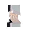 Drywall profile wallvoute EL-02-12 for 12 - 13,3 LED stripes, 100cm