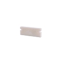 Endcaps P-AU-01-12, 18 mm, 2 items, white