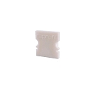 Endcaps P-AU-02-08, 14 mm, 2 items, white