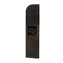 Accessories for LED profile P-AM-02-10 endcaps, 2 items, black
