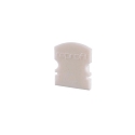 Endcaps f-AU-02-08, 14 mm, 2 items, white