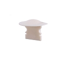Endcaps f-ET-02-08, 23 mm, 2 items, white