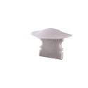 Endcaps f-ET-02-08, 23 mm, 2 items, grey