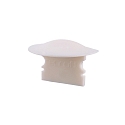 Endcaps f-ET-02-12, 27 mm, 2 items, white