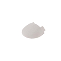 Accessories for LED profile f-AM-01-10 - endcaps, 2 items, white