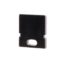 Accessories for LED profile H-AU-01-05 - endcaps, 2 items, black