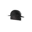 Endcaps R-ET-01-12, 27 mm, 2 items, black