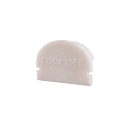 Endcaps R-AU-01-15, 21 mm, 2 items, white