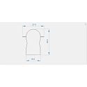 Endcaps R-ET-04-12 set 2 items, grey