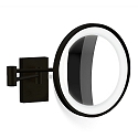 mirror with lighting BS 40 LED 5-fold IP 44, black matt 