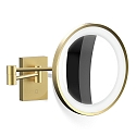mirror with lighting BS 40 LED 5-fold IP 44, gold matt 