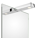 LED Mirror luminaire FLAT 1 LED, 7W, 3000K, 370lm, IP44, chrome
