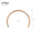 Elobra LED Pendant luminaire COLOMBIA S, 18W, 3000/4000/5000K, 1800lm, oak natural