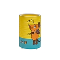 table lamp MAUS, yellow, petrol