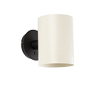 wall luminaire GUADALUPE E27 IP20, beige, black matt 