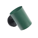 Faro wall luminaire GUADALUPE E27 IP20, green, black matt 