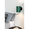 Faro wall luminaire GUADALUPE E27 IP20, green, black matt 