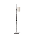 floor lamp GUADALUPE E27 IP20, beige, black matt 