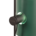 Faro floor lamp GUADALUPE E27 IP20, green, black matt 