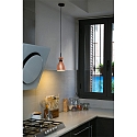 Faro pendant luminaire RETRO E14 IP20, copper, mat 