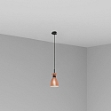 Faro pendant luminaire RETRO E14 IP20, copper, mat 