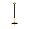 pendant luminaire WHIZZ E27 IP20, gold, black 