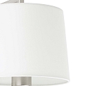 Faro wall luminaire FRAME E27 IP20, nickel matt, white 