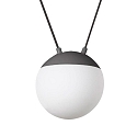 pendant luminaire MINE PC SPACE E27 IP20, dark grey 