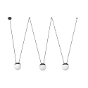 pendant luminaire MINE PC SPACE 3 flames E27 IP20, dark grey 