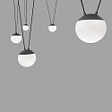 Faro pendant luminaire MINE 5 flames E27 IP20, dark grey 