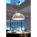 Faro pendant luminaire MAGMA E27 IP20, grey, white matt 
