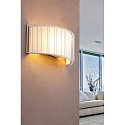 Faro wall luminaire LINDA 2 flames E27 IP20, beige, white matt 