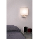 Faro wall luminaire VESPER E14 IP20, white matt 