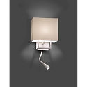 Faro wall luminaire VESPER E14 IP20, white matt 