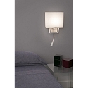 Faro wall luminaire VESPER E14 IP20, white matt 