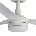 Faro Ceiling fan PUNT M with remote control IP20, white matt