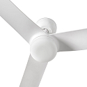 Faro Ceiling fan PUNT M with remote control IP20, white matt