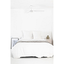 Faro Ceiling fan PUNT M with remote control IP20, white matt