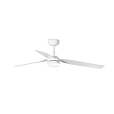 Faro Ceiling fan PUNT M with remote control IP20, white matt