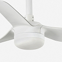 Faro Ceiling fan MINI PUNT S with remote control IP20, white matt