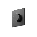 Faro radio wall switch with output for radio control signal (RF), black matt