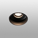 ceiling recessed luminaire HYDE R GU10 IP20, black matt 