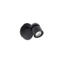 wall luminaire COCO GU10 IP20, black matt 