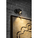 Faro wall luminaire STONE GU10 IP20, grey 