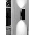 Faro wall luminaire STAN 2L up / down GU10 IP20, black matt 