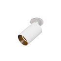 ceiling recessed luminaire STAN swivelling, rotatable GU10 IP20, white matt 