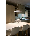 Faro pendant luminaire DOLME LED IP20, white matt 