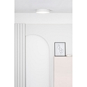 Faro ceiling luminaire VUK LED IP44, white matt 